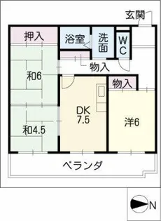 THE TOKUGETU20【2階】の間取り
