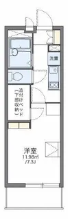 レオパレス蕾【3階】の間取り