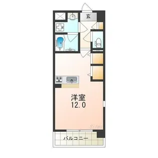 ヴェルデュールラディエ【1階】の間取り