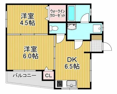 カーザハマムラ【1階】の間取り