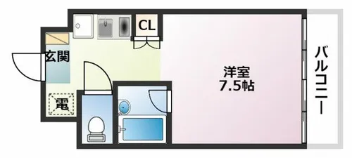 MAGNOLIA【216号室】の間取り