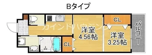 Nu岸里駅前【4階】の間取り