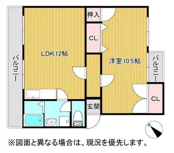 ロイヤルハイツ沼【4階】の間取り