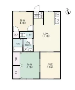 クオリティ広川 A棟【102号室】の間取り