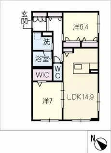 プレミオ【1階】の間取り