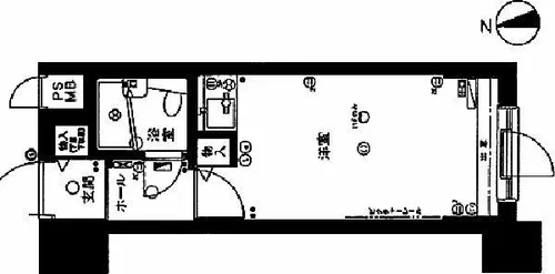ダイアパレス大通第2【5階】の間取り