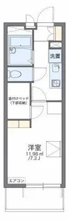レオパレスコウノス【3階】の間取り