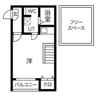 エメテラス【201号室】の間取り