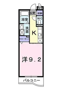 エコー ウエスト(238番地)【1階】の間取り