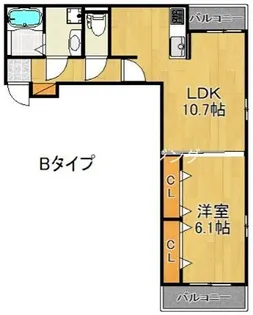 ソレイユ セジュ【2階】の間取り