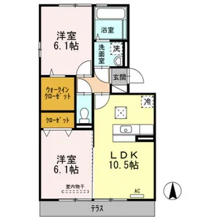 テロワール【2階】の間取り