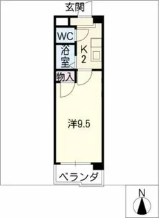 VEGA荒畑【4階】の間取り