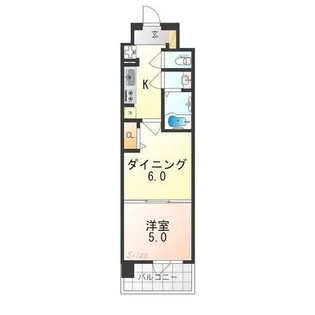 ファーストフィオーレ京都西京極【3階】の間取り