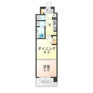 ファーストフィオーレ京都西京極【7階】の間取り