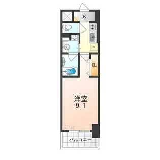 グランディール和【7階】の間取り