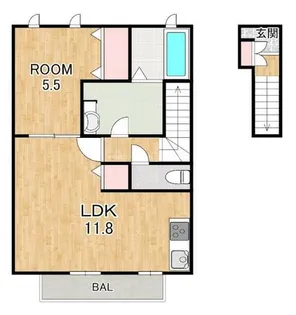 Berg【2階】の間取り