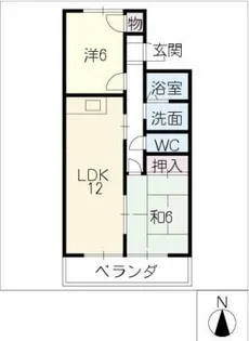 ハイツフジ【3階】の間取り