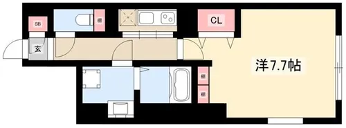 LUORE大曽根【0506号室】の間取り