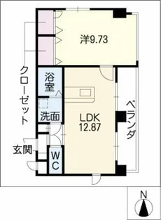メゾン アン ブリック【3階】の間取り