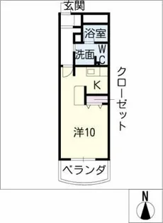 パレ・ジュイール【3階】の間取り