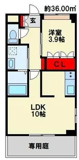 ラルーチェサンリッチ【208号室】の間取り