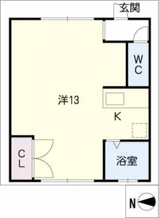 松島ビル【3階】の間取り