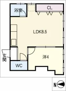 松島ビル【3階】の間取り