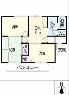 アトリオA棟【2階】の間取り