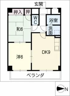 ヒルズ覚王山【3階】の間取り