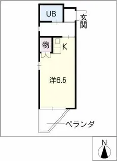 メゾンドールエスト【4階】の間取り