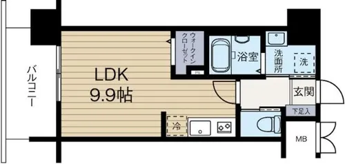 タワーズ高砂【14階】の間取り
