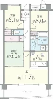 FREAはい・21【3階】の間取り