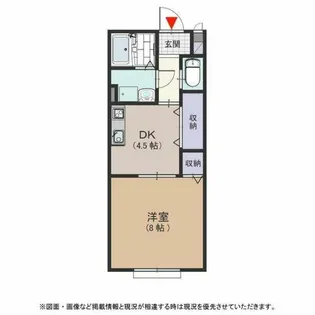 リバーサイド・ルーチェA【1階】の間取り