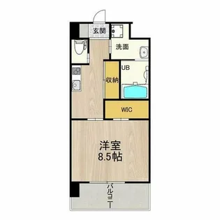 PHOENIX Clove Tomoi【7階】の間取り