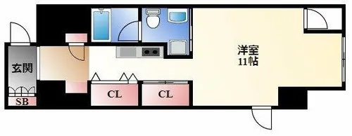 N.S.ZEAL泉【3階】の間取り