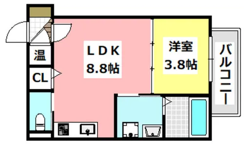 アーク美沢【1階】の間取り
