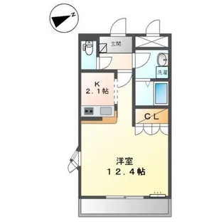 アプローズ【2階】の間取り