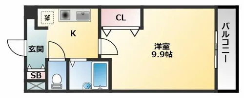 桜ヶ丘晴楽館【3階】の間取り
