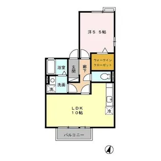 ウィルモア神の倉【2階】の間取り