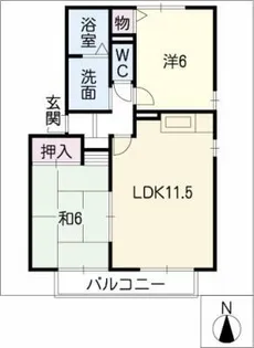 カイシャルN・K【1階】の間取り