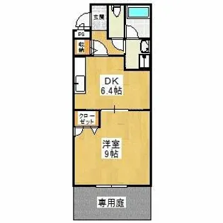 フジパレス初芝サウス【2階】の間取り