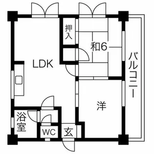 グリーンタウン金城【4A号室】の間取り