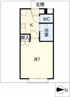 アムラックスⅠ【1階】の間取り