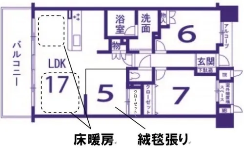 ネバーランド桂【2階】の間取り