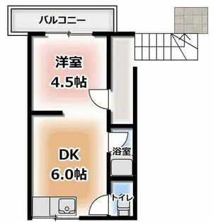 大阪府守口市佐太東町1丁目【テラスハウス】の間取り