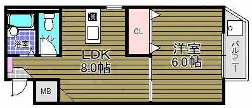 アメージングエステート【3階】の間取り