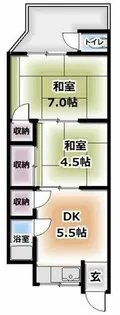 大阪府守口市大日町4丁目【一戸建】の間取り