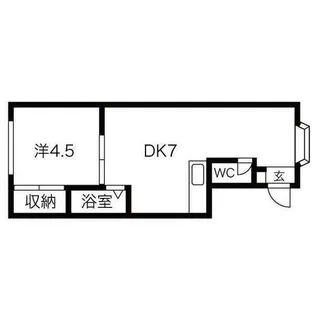 アルファコートI【103号室】の間取り