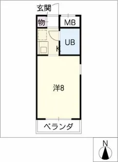 グリーンテラス20【2階】の間取り