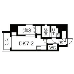 Blue Ocean Sako【203号室】の間取り